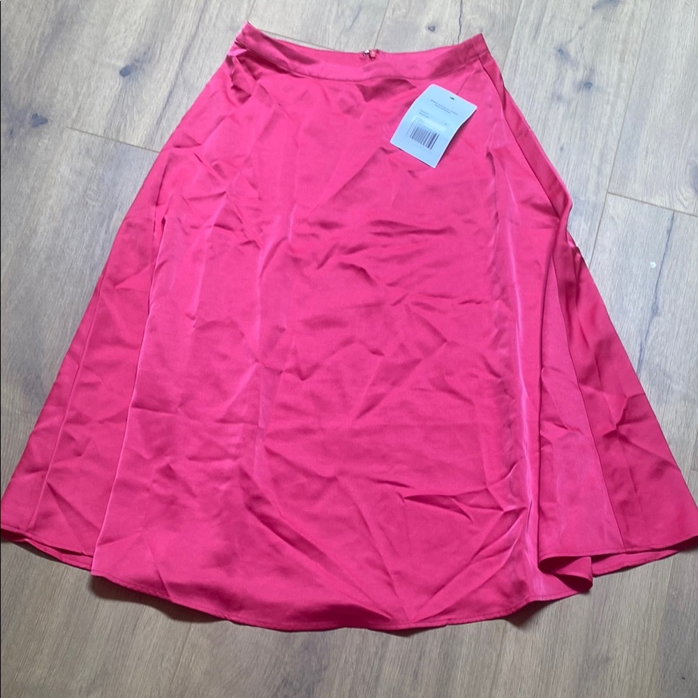Ariat Pink Asymmetrical A-Line Midi Skirt